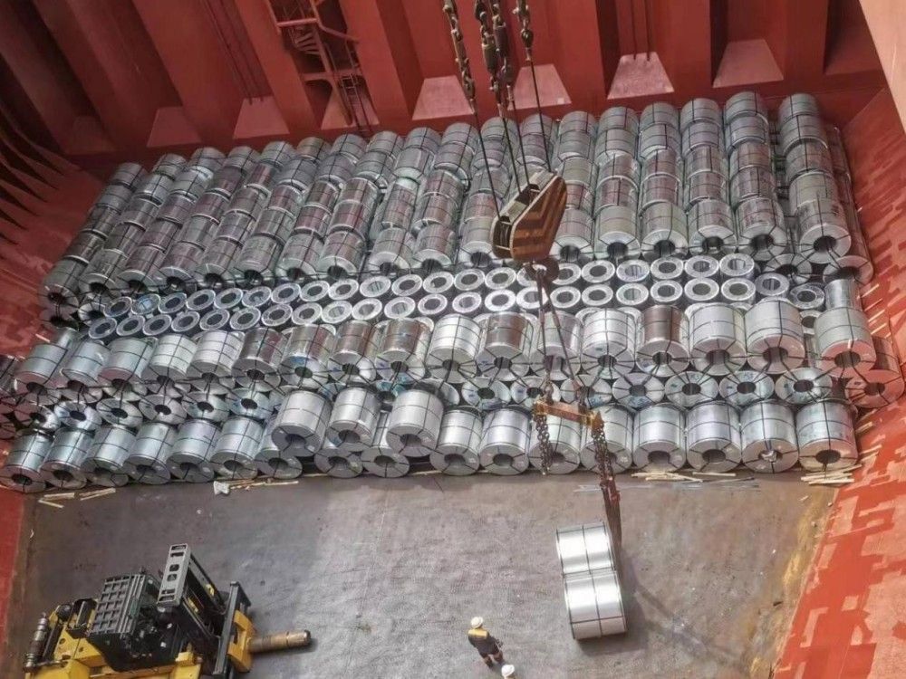 we have exported steel coils about 25,000 tons